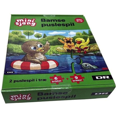 DR Puzzlespiel - BKÆ Baden und Tanzen - 6-9 Teile - One Size - DR Puzzlespiele