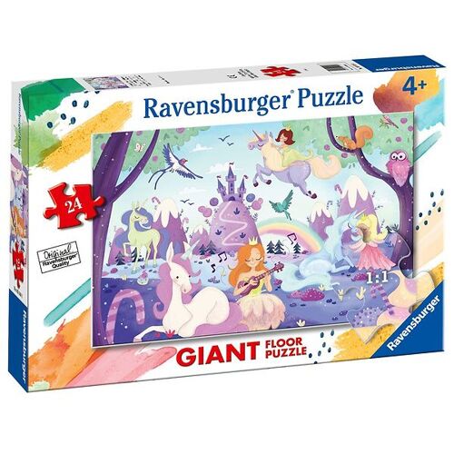 Ravensburger Puzzlespiel - 24 Teile - Einhörner Giant Bodenpuzzl - Ravensburger - One Size - Puzzlespiele