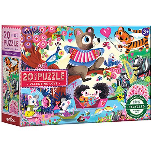 Eeboo Puzzlespiel - 20 Teile - Hält ab - One Size - Eeboo Puzzlespiele