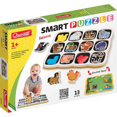 Quercetti Magnetisch Puzzlespiel - 13 Teile - 0230 - One Size - Quercetti Puzzlespiele