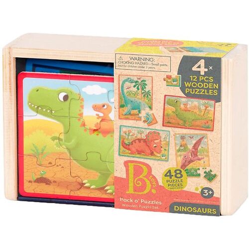 B. toys Puzzlespiel - 4x12 - Dino - One Size - B. toys Puzzlespiele