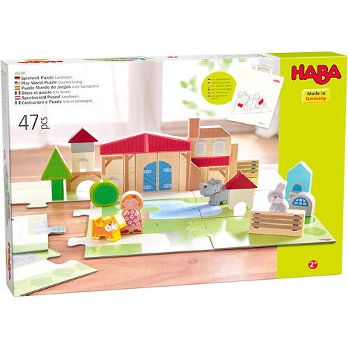 HABA Play Welt Puzzlespiel - 47 Teile - HABA - One Size - Puzzlespiele