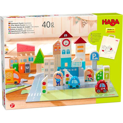 HABA Play Welt Puzzlespiel - 40 Teile - HABA - One Size - Puzzlespiele