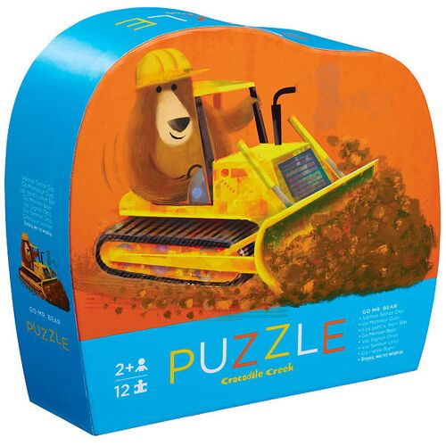 Crocodile Griechisch Puzzlespiel - 12 Teile - Go Mister Bear - Crocodile Creek - One Size - Puzzlespiele