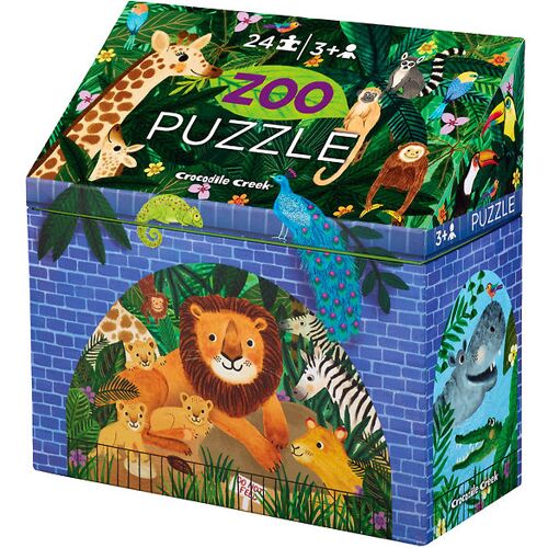 Crocodile Creek Puzzlespiel - 24 Teile - Zoo - Crocodile Creek - One Size - Puzzlespiele