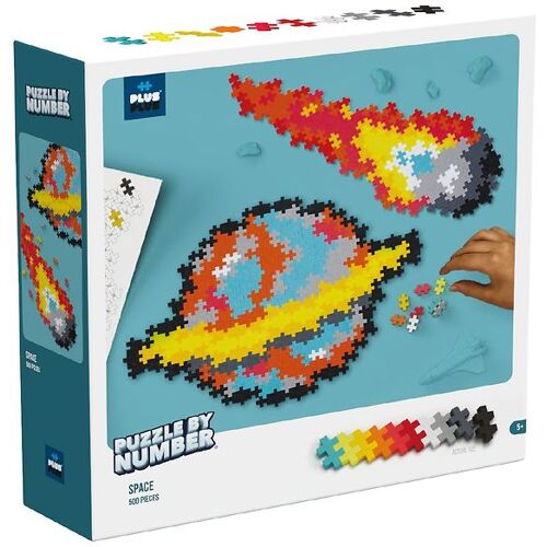 Plus-Plus Puzzle nach Zahlen - 500 st. - Space - Plus-Plus - One Size - Klötze