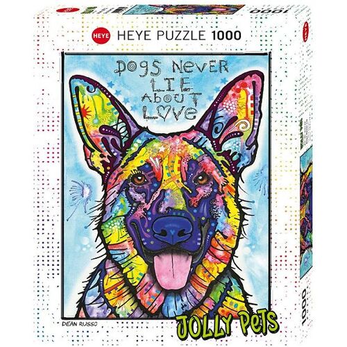 Heye Puzzle Puzzlespiel - Hunde lügen nie - 1000 Teile - One Size - Heye Puzzle Puzzlespiele