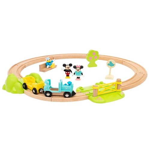 Eisenbahnset - 18 Teile - Mickey Mouse 32277 - BRIO - One Size - Züge