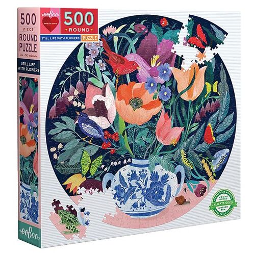 Eeboo Puzzlespiel - 500 Teile - Life mit Blumen - One Size - Eeboo Puzzlespiele