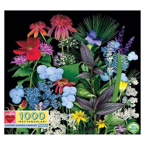 Eeboo Puzzlespiel - 1000 Teile - Sommergarten - Eeboo - One Size - Puzzlespiele