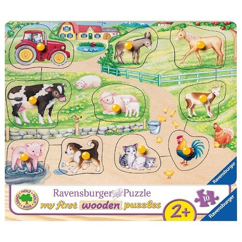 Ravensburger Holz Puzzlespiel - My First - Farm - Ravensburger - One Size - Puzzlespiele