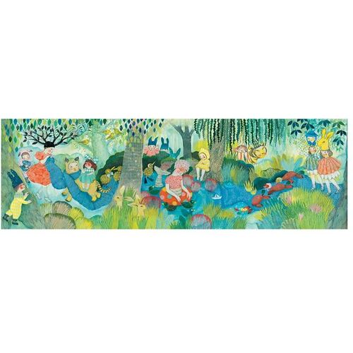 Djeco Puzzlespiel - 350 Teile - River Party - One Size - Djeco Puzzlespiele