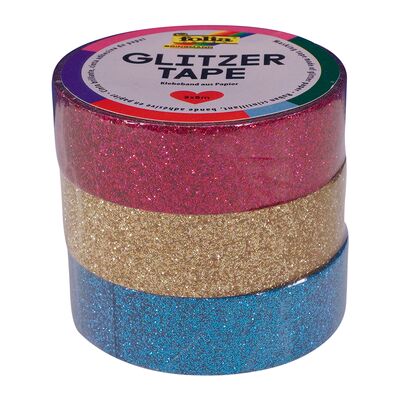 Washi Tape, Glitzer, 3er Set Washi Tape, Glitzer, 3er Set