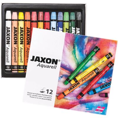 Jaxon 12er Mehrfarbige Aquarellkreide Jaxon 12er Mehrfarbige Aquarellkreide