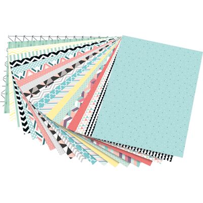 Motivblock Geometrie, 24 x 34 cm, 20 Bogen Motivblock Geometrie, 24 x 34 cm, 20 Bogen