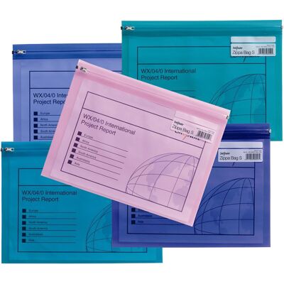 Persen Verlag Zip-Tasche S Electra A4, 25 Stk. - farbig sortiert Persen Verlag Zip-Tasche S Electra A4, 25 Stk. - farbig sortiert