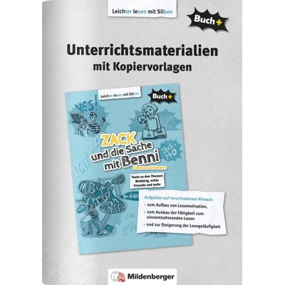 Mildenberger Buch+: Zack und die Sache mit Benni Unterrichtsmaterialien mit Kopiervorlagen Mildenberger Buch+: Zack und die Sache mit Benni Unterrichtsmaterialien mit Kopiervorlagen