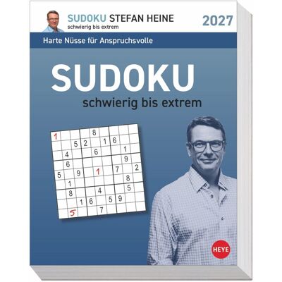 Heye Stefan Heine Sudoku schwierig bis extrem Tagesabreißkalender 2027 Heye Stefan Heine Sudoku schwierig bis extrem Tagesabreißkalender 2027