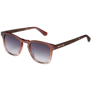 Mey & Edlich Wood Fellas Herren Sonnen Brille Braun einfarbig 01