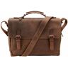 Mey & Edlich Herren Tasche Paukertasche Antikleder braun 01