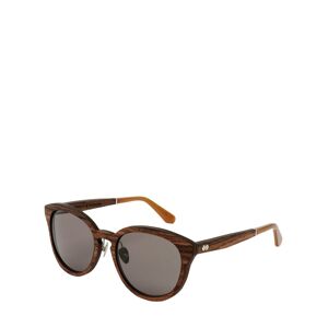 Mey & Edlich Wood Fellas Herren Sonnen-Brille Braun einfarbig 01