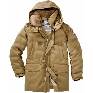 Holubar Herren Parka-Jacke Regular Fit Beige einfarbig 3XL, L, M, S, XL, XXL