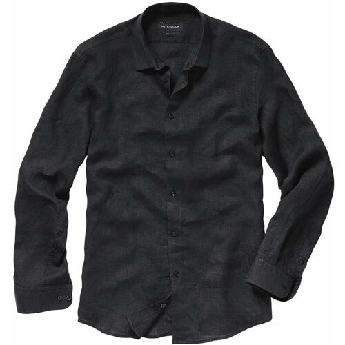 Mey & Edlich Prestige-Leinenhemd Schwarz 45