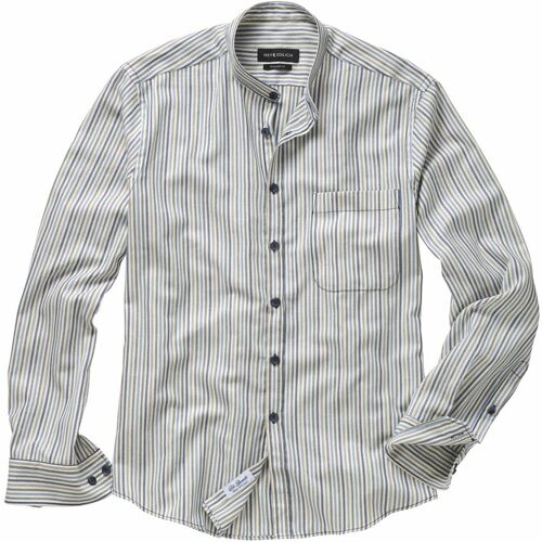 Mey & Edlich Basettis Streifenhemd Blau 42