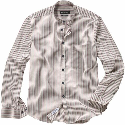 Mey & Edlich Basettis Streifenhemd Rot 43