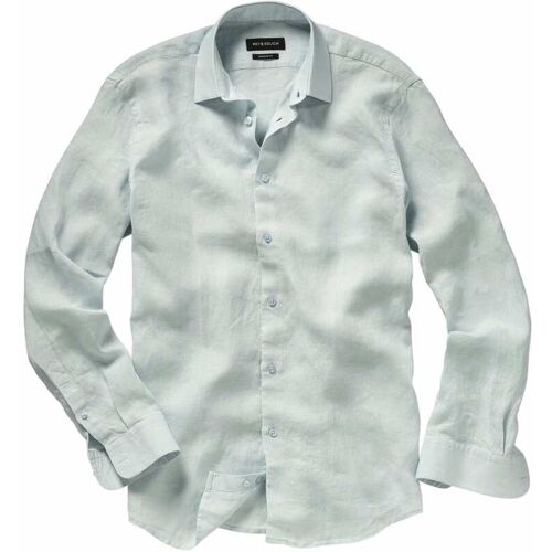 Mey & Edlich Prestige-Leinenhemd Blau 40