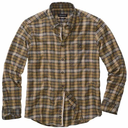 Mey & Edlich Transformiertes Flanellhemd Braun 45