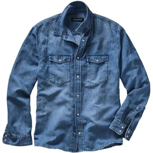 Mey & Edlich Ursprüngliches Denimhemd Blau 45