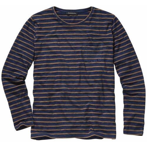 Mey & Edlich Streifen-Shirt Blau 56