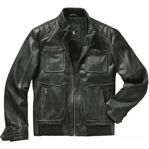 Mey & Edlich Rub-off-Lederjacke Schwarz 56