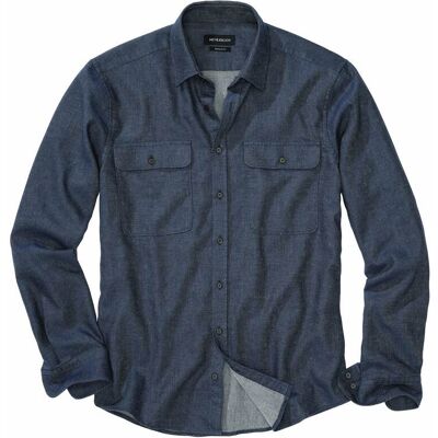 noch offen Italo-Overshirt Blau XXL noch offen Italo-Overshirt Blau XXL