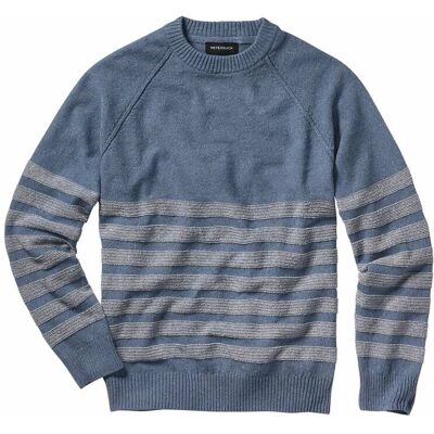 Mey & Edlich Kringel-Pullover Blau 58 Mey & Edlich Kringel-Pullover Blau 58