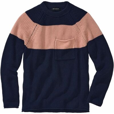 Mey & Edlich Pullover Contrasto Blau 52 Mey & Edlich Pullover Contrasto Blau 52