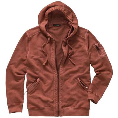 Mey & Edlich Selbstläufer-Sweatjacke Braun XL Mey & Edlich Selbstläufer-Sweatjacke Braun XL