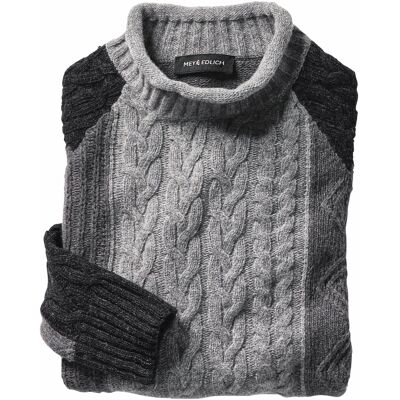Mey & Edlich Alles-gegeben-Pullover Grau 58 Mey & Edlich Alles-gegeben-Pullover Grau 58