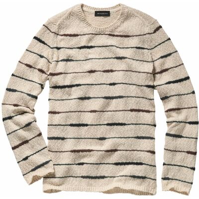 Mey & Edlich Flammen-Pullover Beige 58 Mey & Edlich Flammen-Pullover Beige 58
