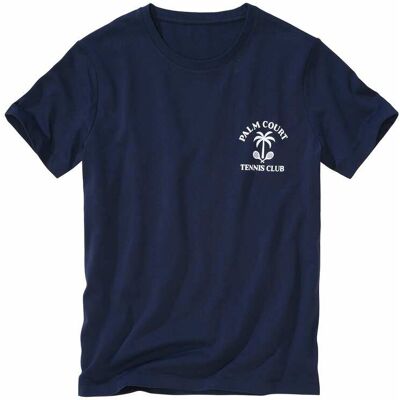 Mey & Edlich T-Shirt Palm Court Tennis Club Blau L Mey & Edlich T-Shirt Palm Court Tennis Club Blau L