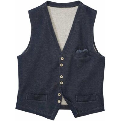 Mey & Edlich Terry-Weste Blau 58 Mey & Edlich Terry-Weste Blau 58