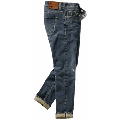Mey & Edlich Gerockte Selvedge-Jeans Blau 31/34 Mey & Edlich Gerockte Selvedge-Jeans Blau 31/34