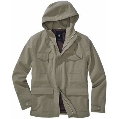 Mey & Edlich Kapuzen-Fieldjacket Hinterland Grün 56 Mey & Edlich Kapuzen-Fieldjacket Hinterland Grün 56