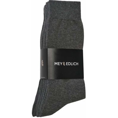 Mey & Edlich Treue Socke Sixpack Grau 43-46 Mey & Edlich Treue Socke Sixpack Grau 43-46