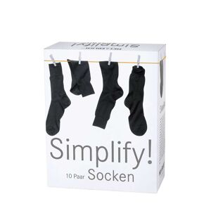 Mey & Edlich Herren Simplify-Socke im 10er-Pack grau 39-41, 42-43, 44-46