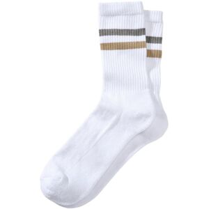 Mey & Edlich Herren Socken Weiss einfarbig 39-42, 43-46