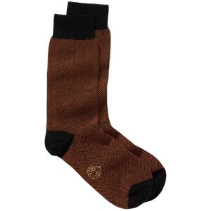 Mey & Edlich Herren Socken Orange gemustert 39-42, 43-46