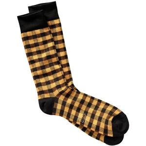 Mey & Edlich Herren Socken Gelb kariert 39-42, 43-46