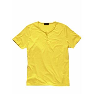 Mey & Edlich Herren Shirt Feierabend-Pyjamashirt gelb 46, 48, 50, 52, 54, 56